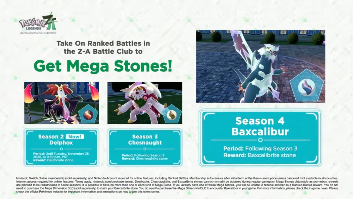 Pokémon Legends: Z-A Trailer Reveals New Content For Mega-Dimensions
