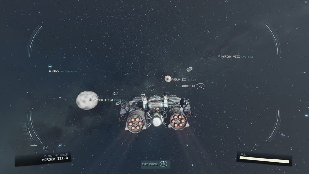 Starfield Free Lanes Screenshot - Cruise Mode