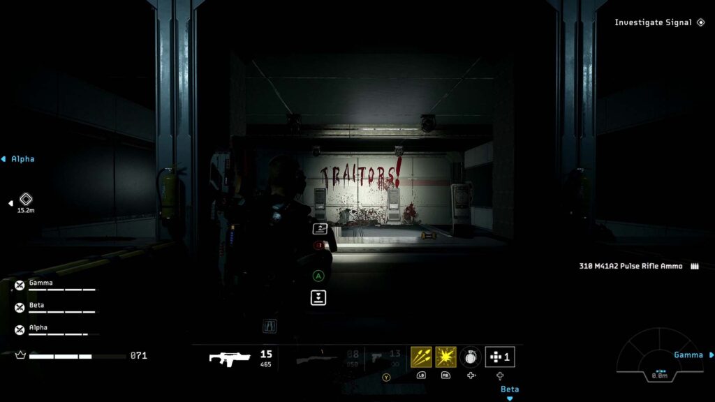 Intel #2 location in the Prologue of Aliens: Fireteam Elite 2